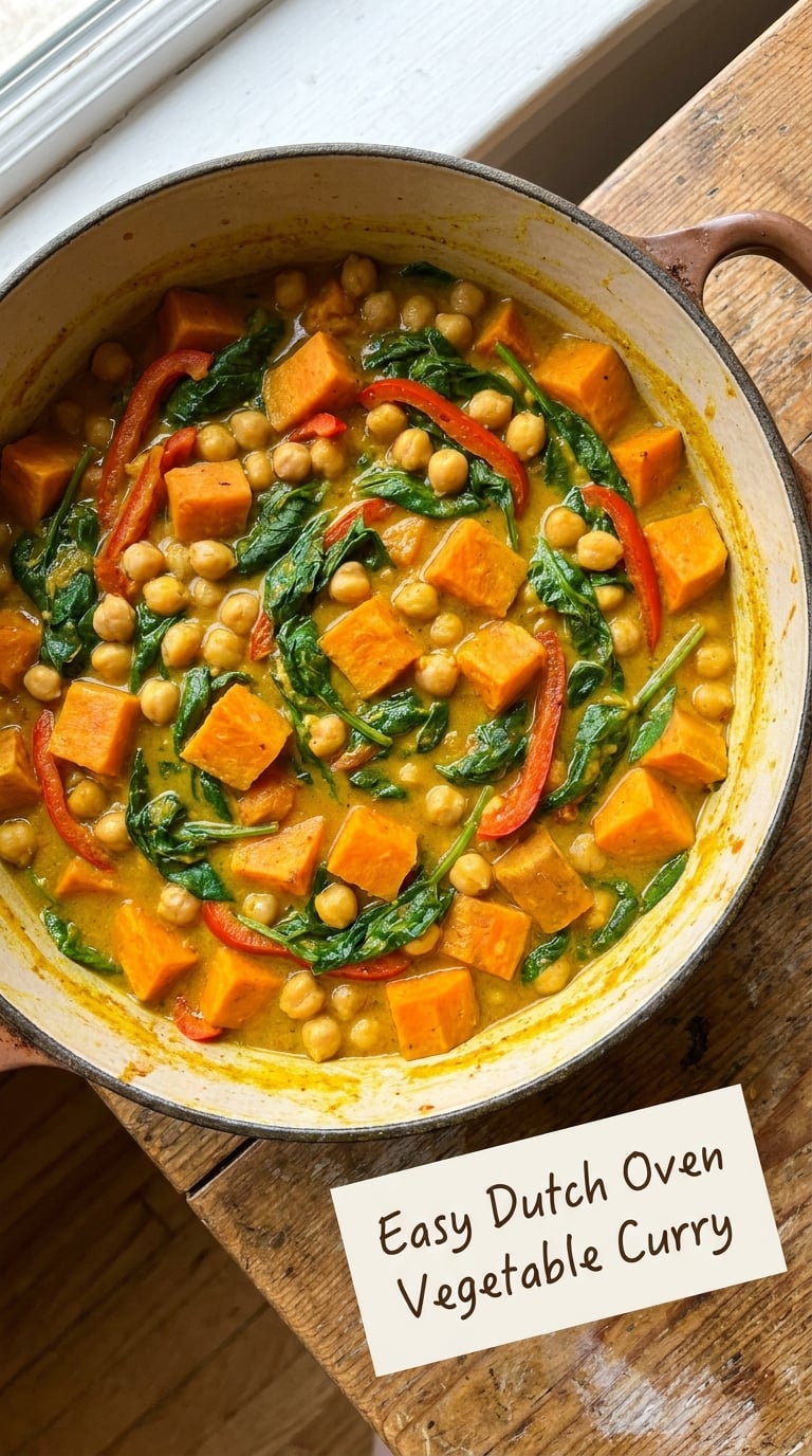 Easy Dutch Oven Vegetable Curry
