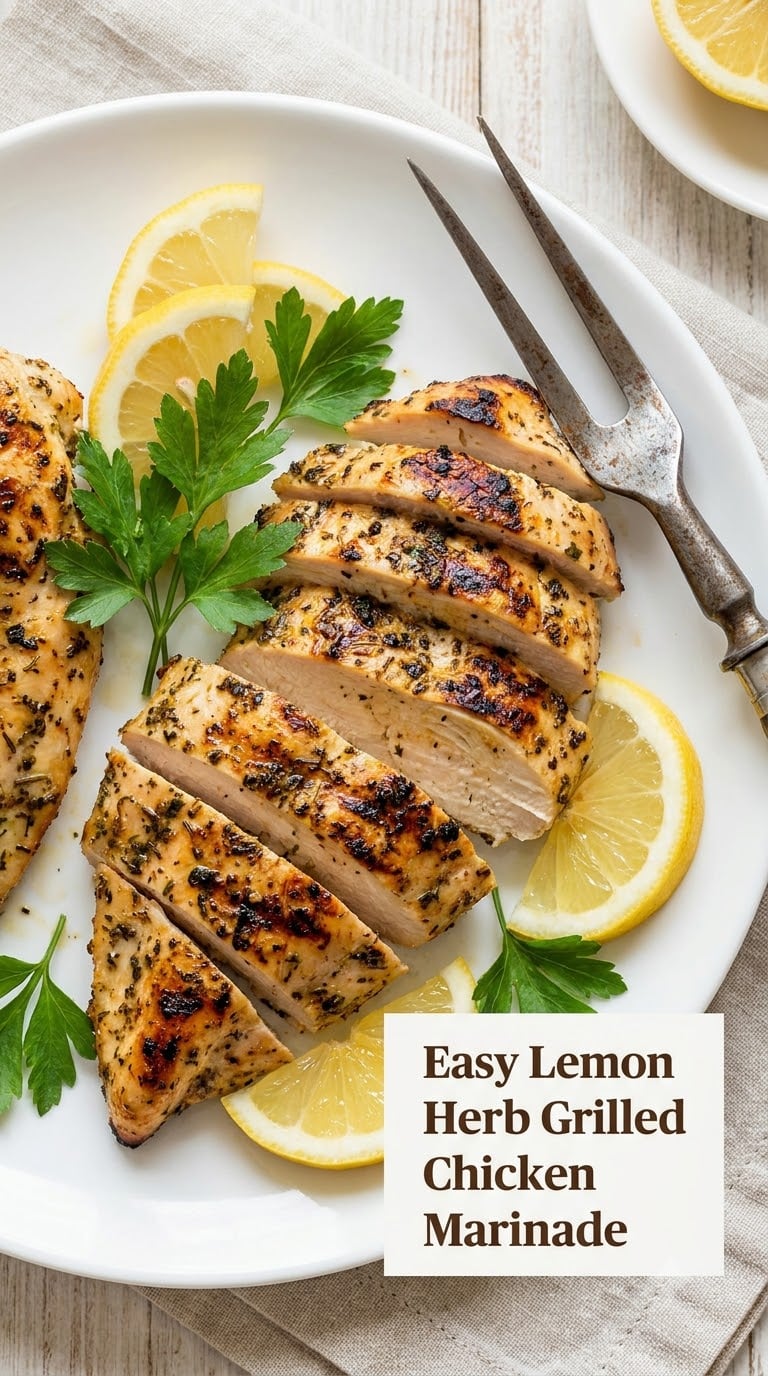 Easy Lemon Herb Grilled Chicken Marinade