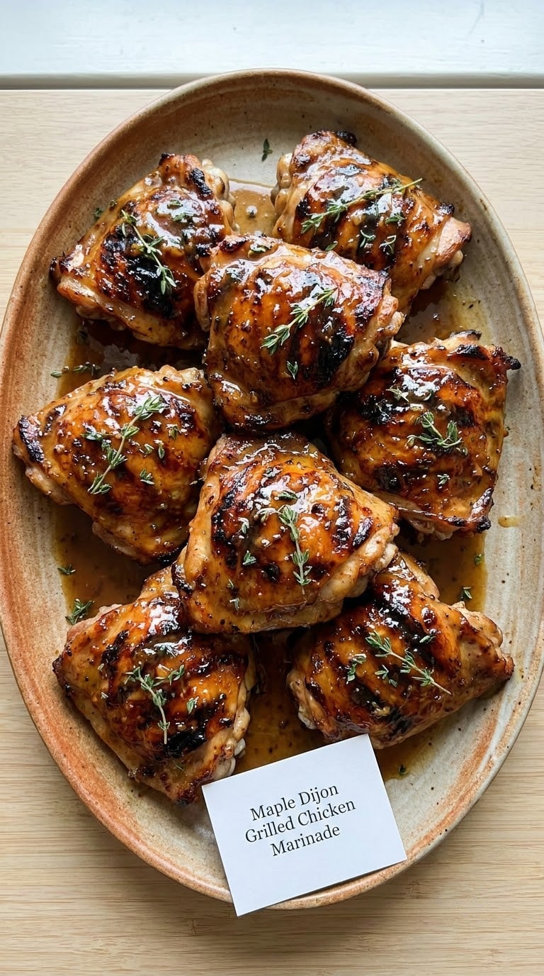 Maple Dijon Grilled Chicken Marinade
