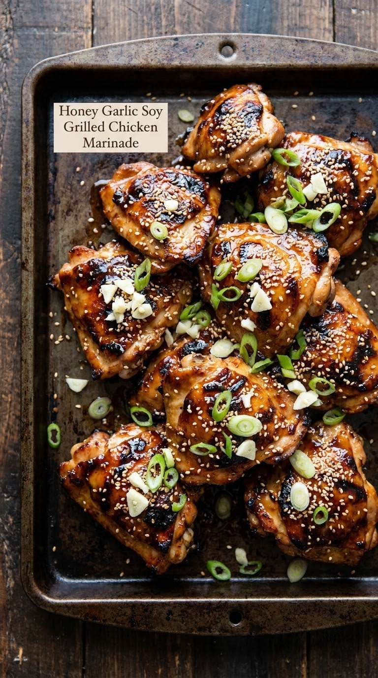 Honey Garlic Soy Grilled Chicken Marinade