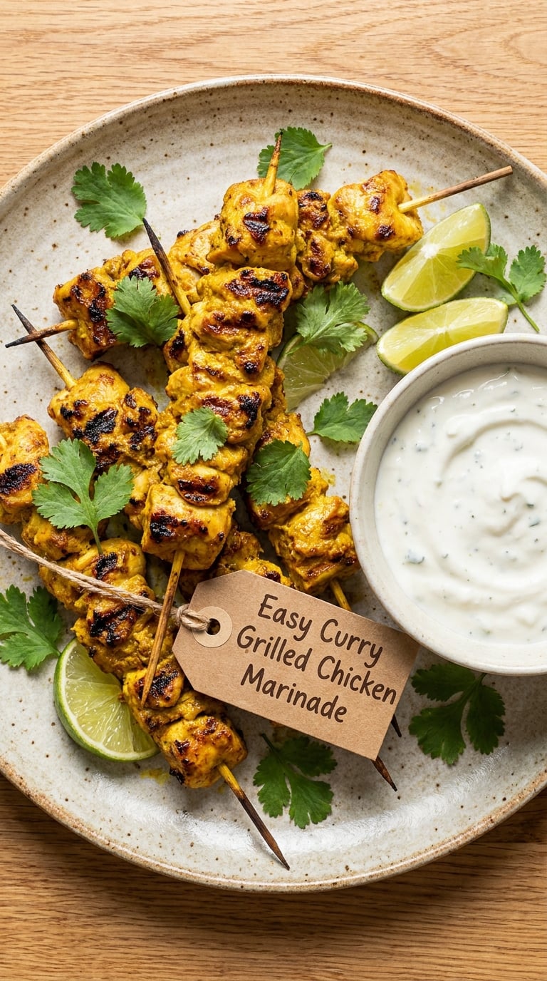 Easy Curry Grilled Chicken Marinade