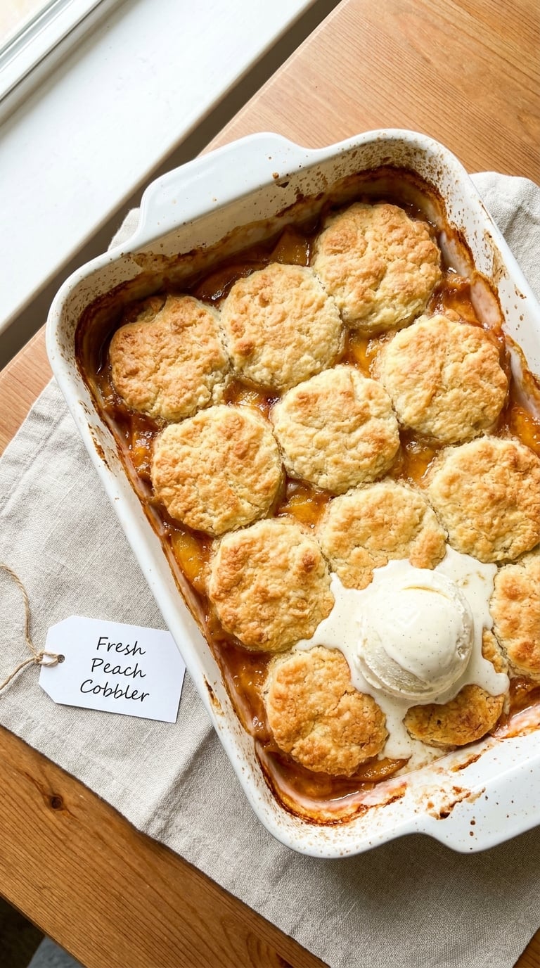 Fresh Peach Cobbler