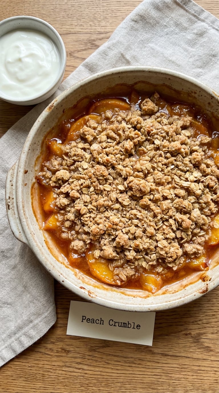 Peach Crumble