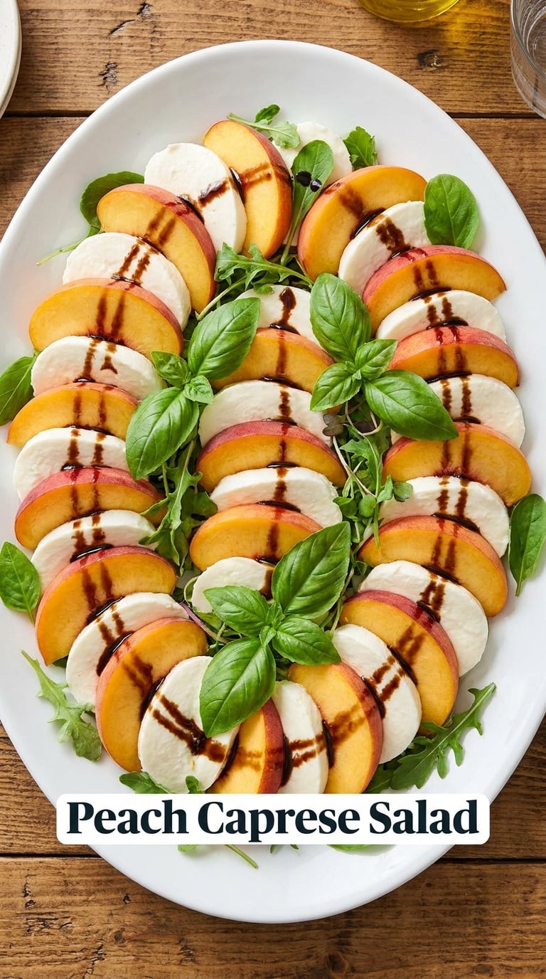 Peach Caprese Salad