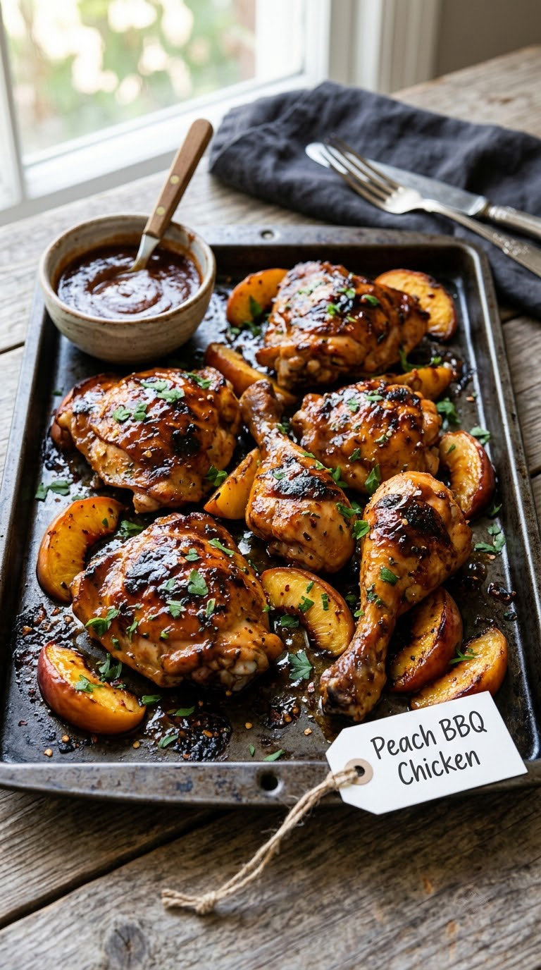 Peach BBQ Chicken