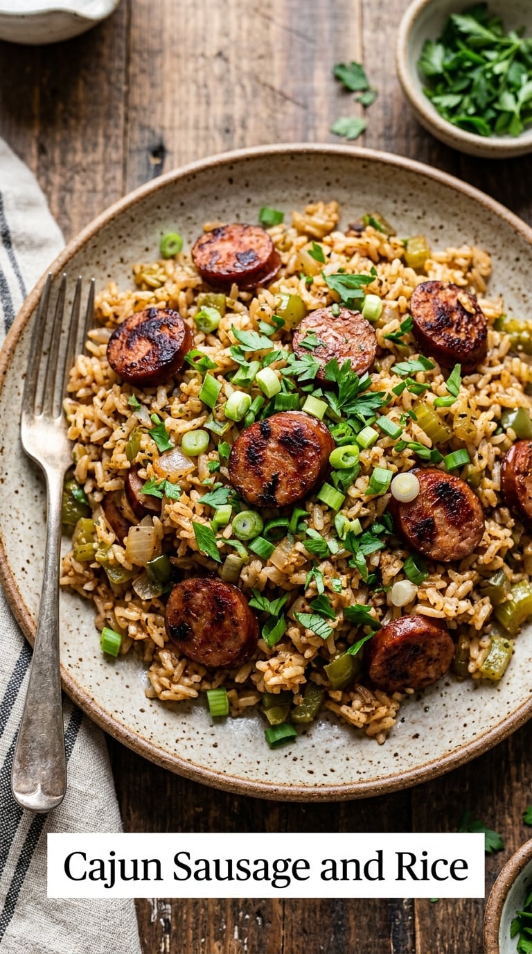 Cajun Sausage and Rice