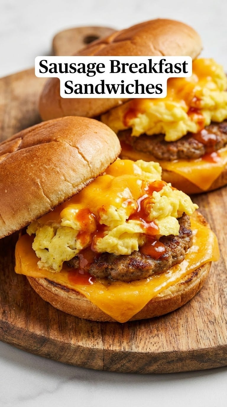 Sausage Breakfast Sandwiches