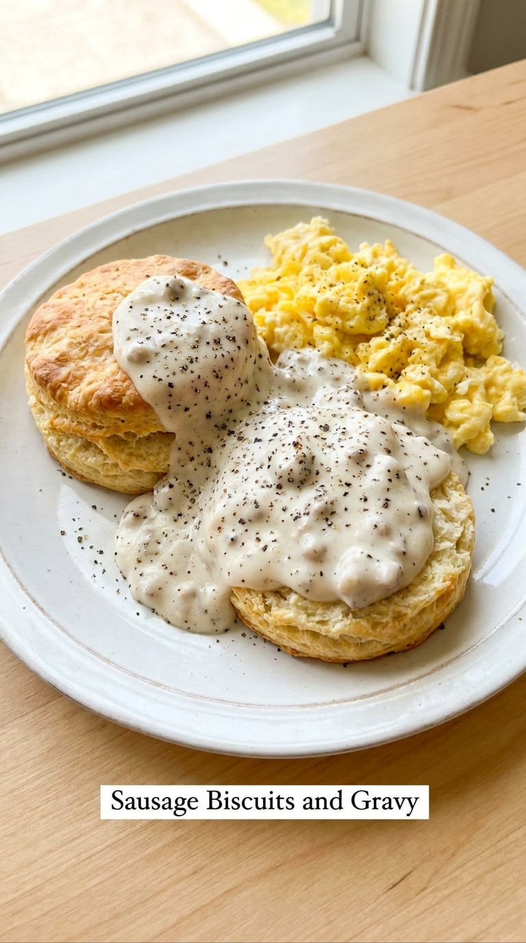 Sausage Biscuits and Gravy