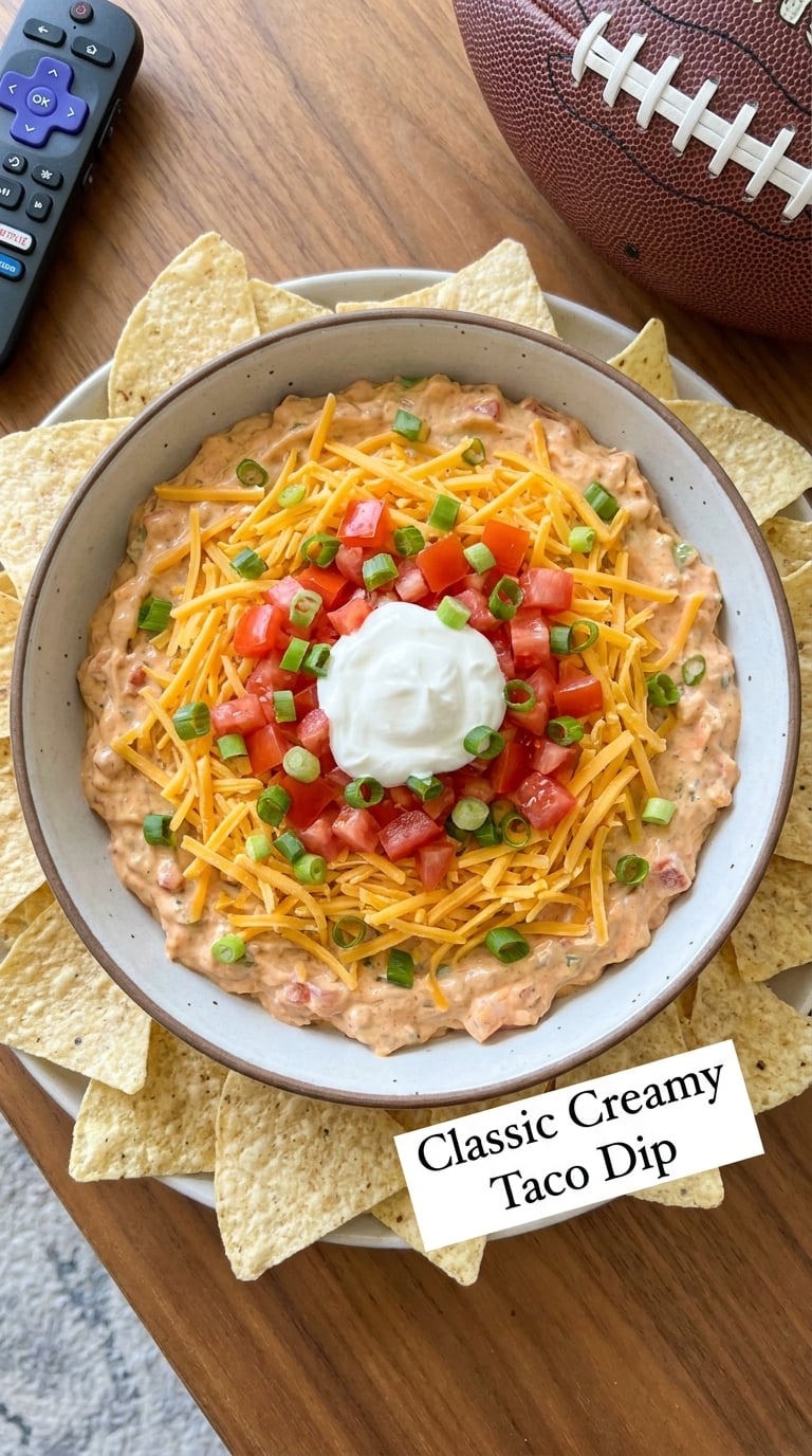 Classic Creamy Taco Dip
