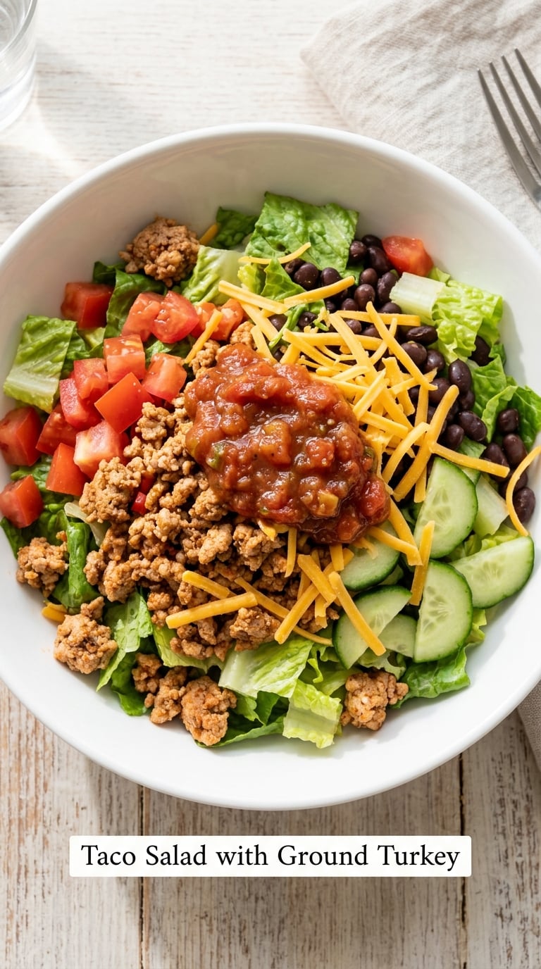 Taco Salad with Ground Turkey