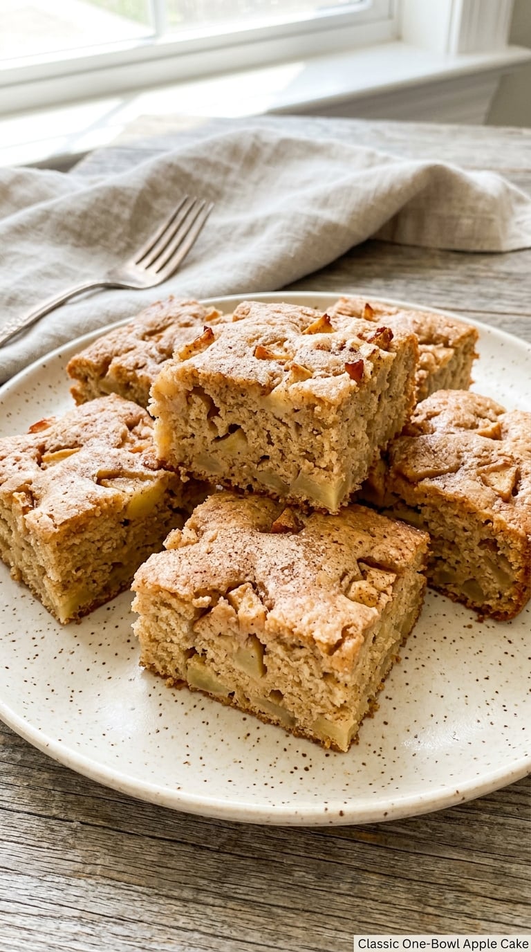 Classic One-Bowl Apple Cake