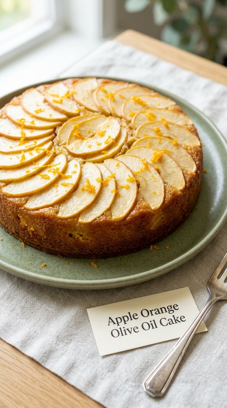 Apple Orange Olive Oil Cake