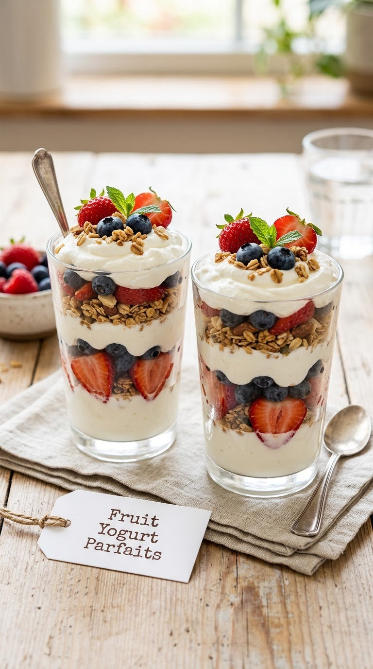 Fruit Yogurt Parfaits