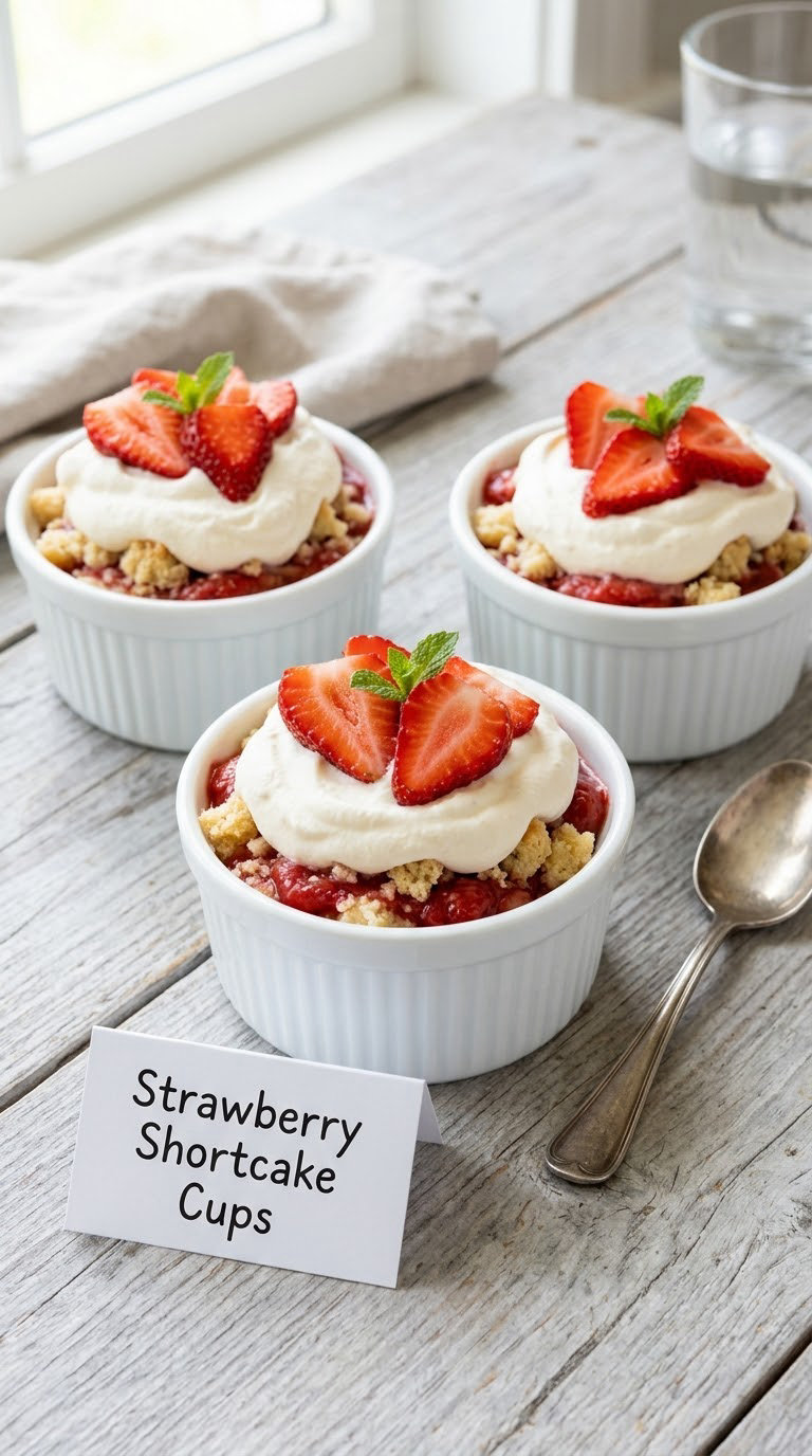 Strawberry Shortcake Cups