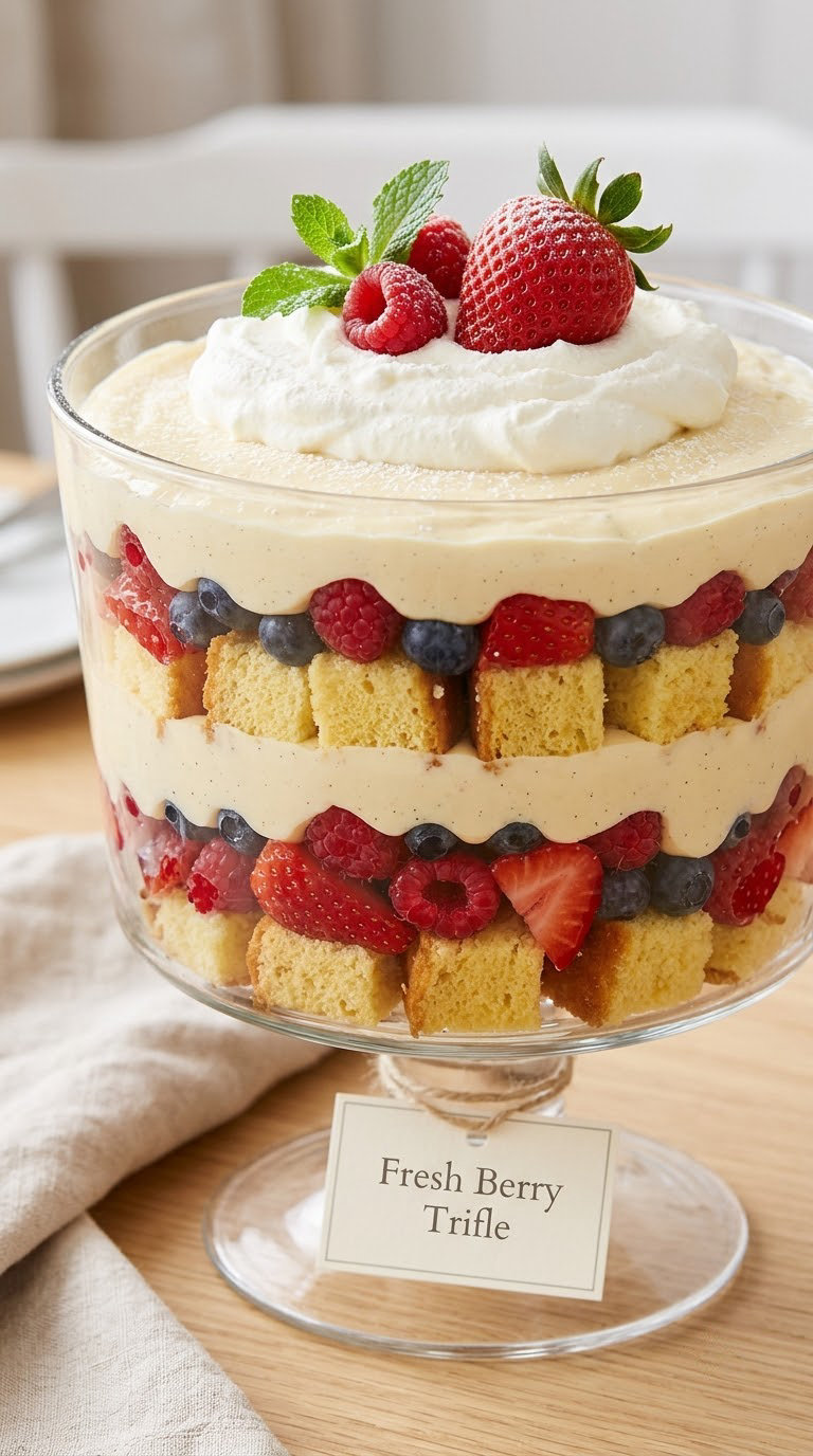 Fresh Berry Trifle