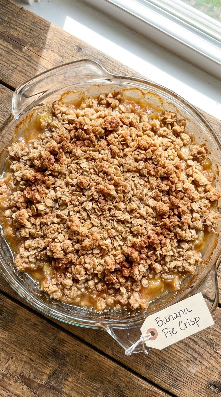 Banana Pie Crisp