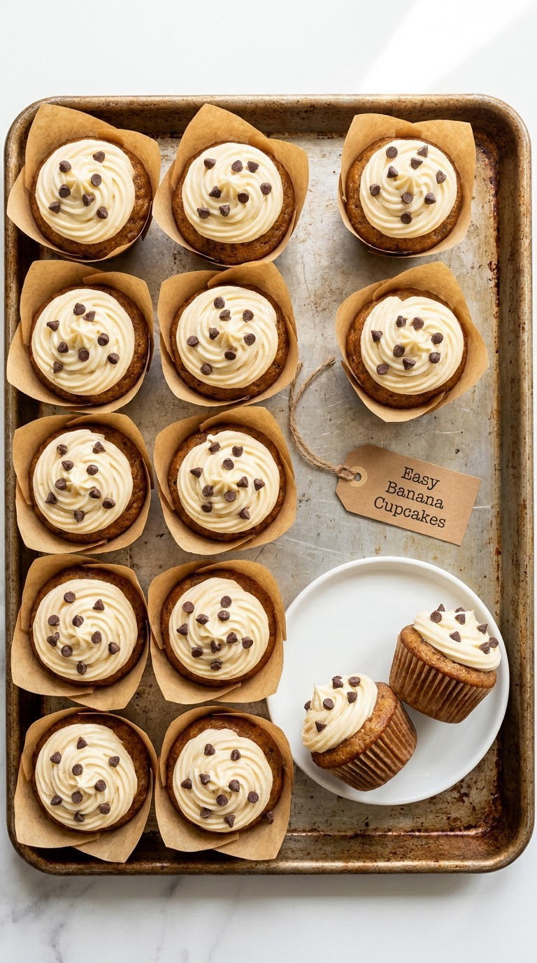 Easy Banana Cupcakes