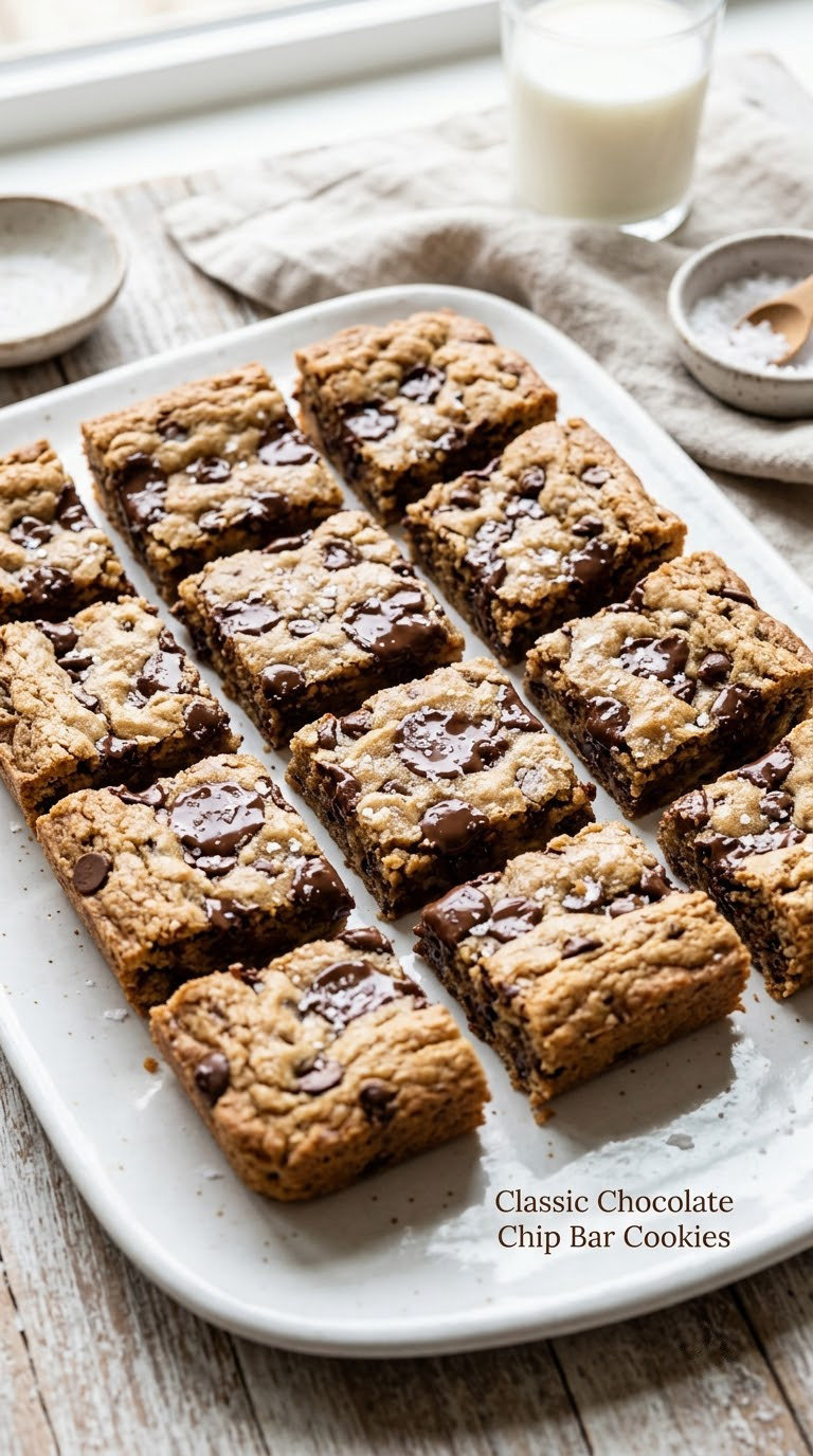 Classic Chocolate Chip Bar Cookies