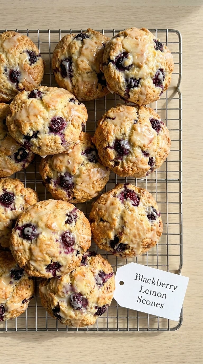 Blackberry Lemon Scones