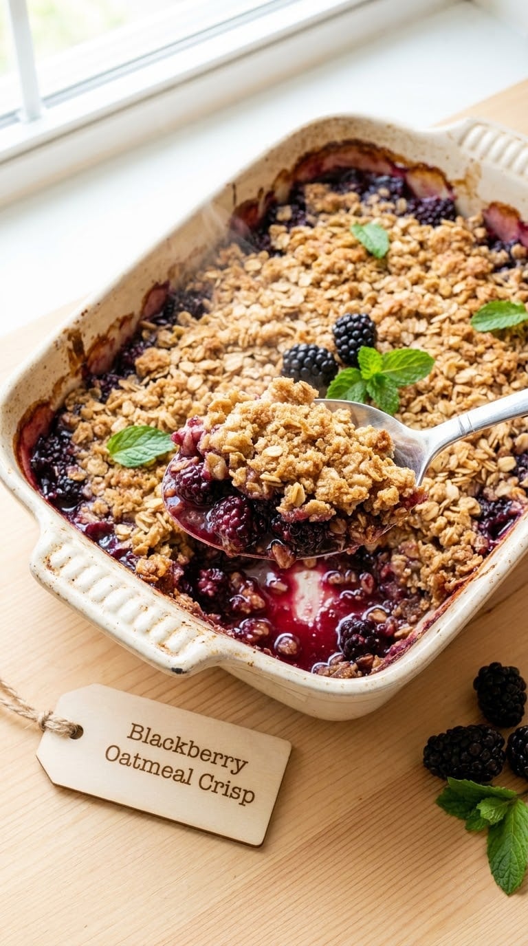 Blackberry Oatmeal Crisp