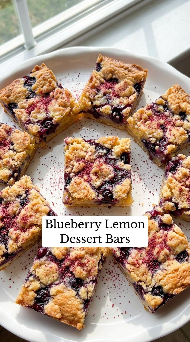 Blueberry Lemon Dessert Bars