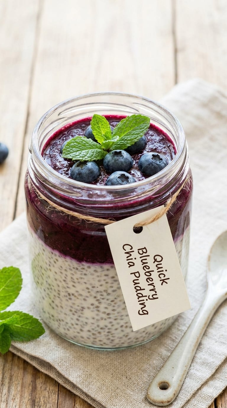 Quick Blueberry Chia Pudding
