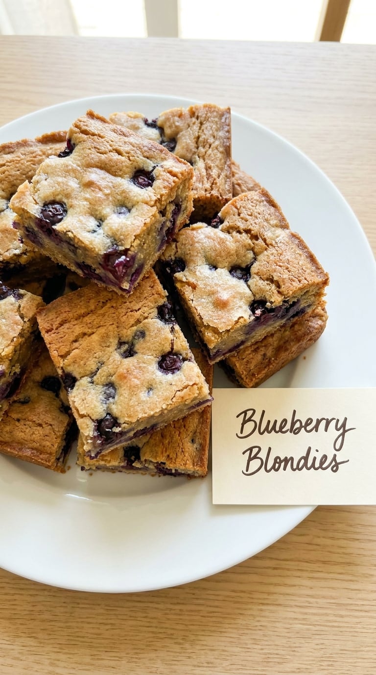 Blueberry Blondies