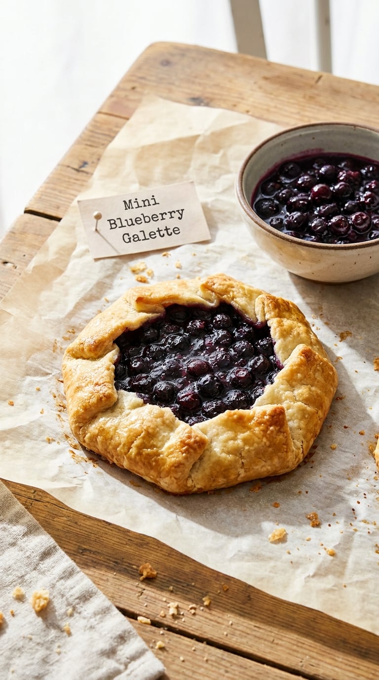 Mini Blueberry Galette