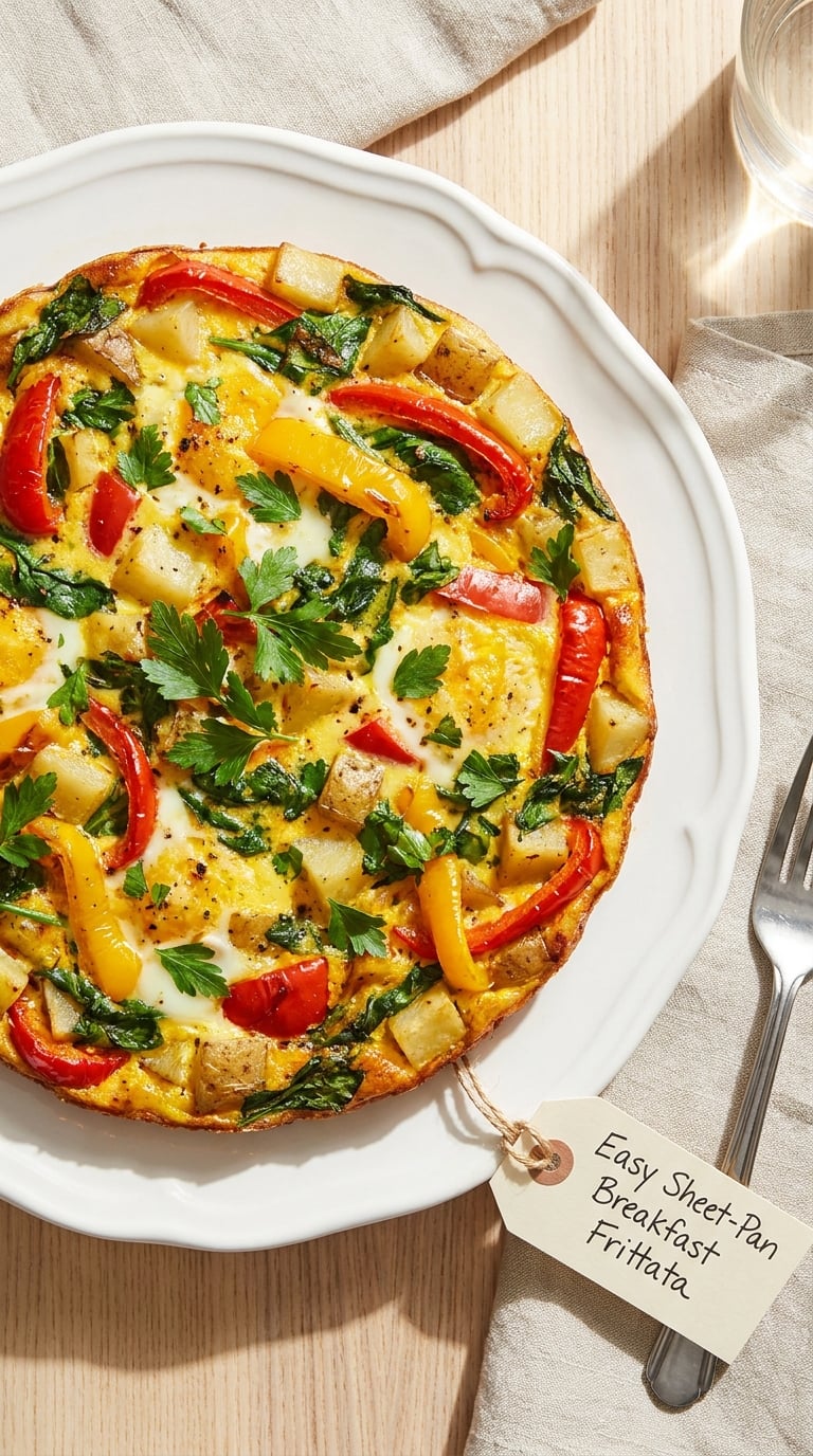 Easy Sheet-Pan Breakfast Frittata