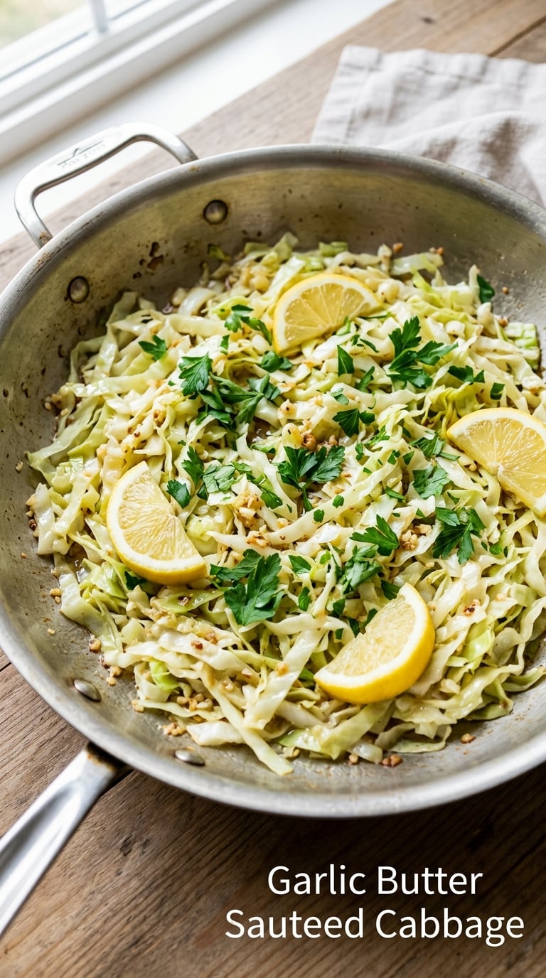 Stir-Fried Cabbage with Sesame and Ginger