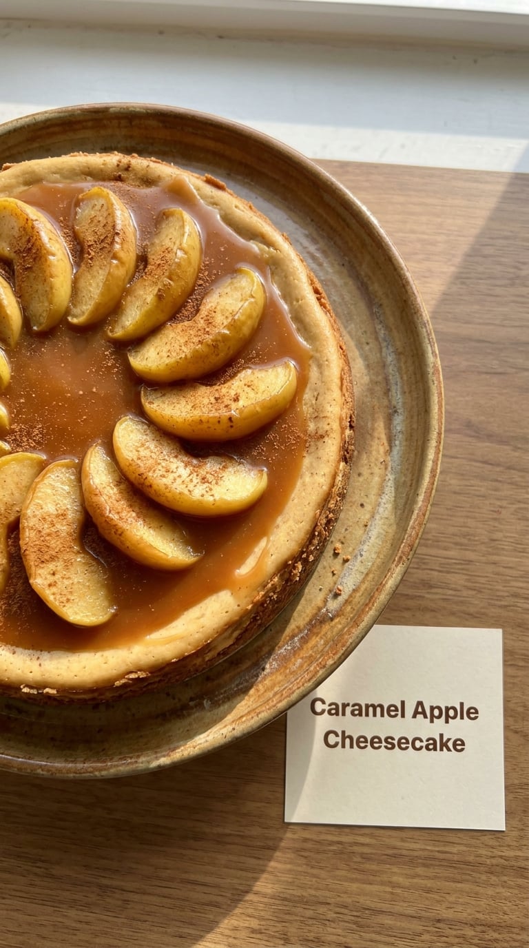 Caramel Apple Cheesecake
