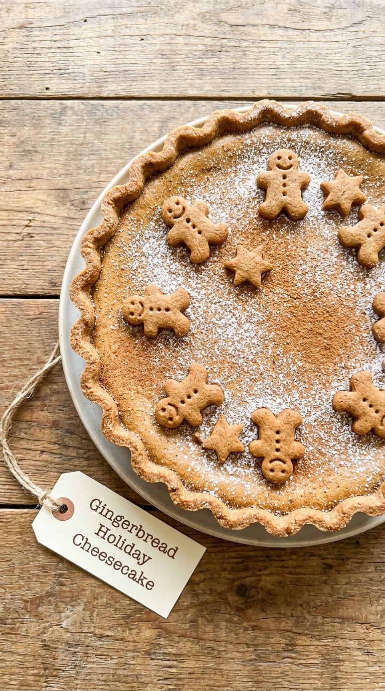 Gingerbread Holiday Cheesecake