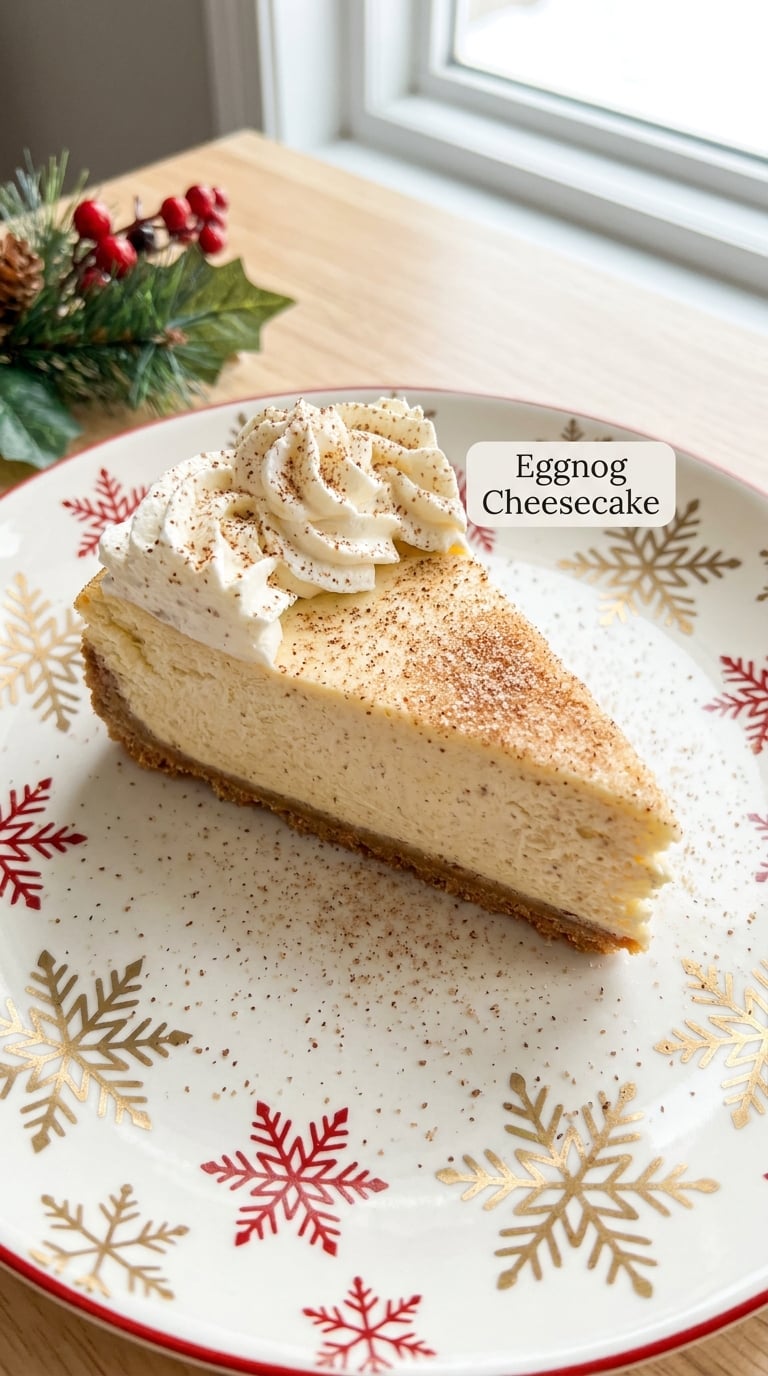 Eggnog Cheesecake
