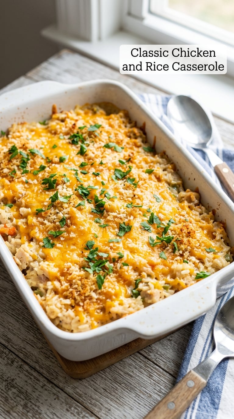 Classic Chicken and Rice Casserole