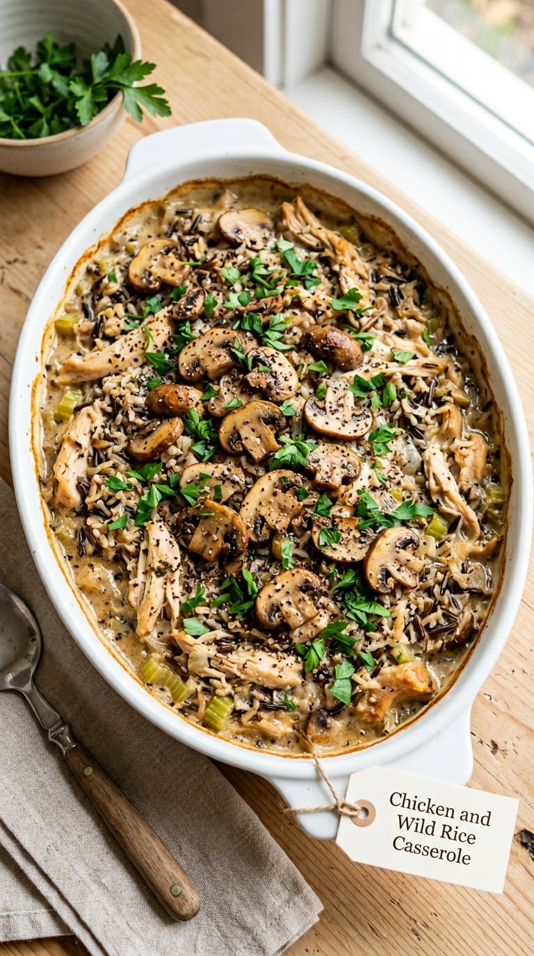 Chicken and Wild Rice Casserole