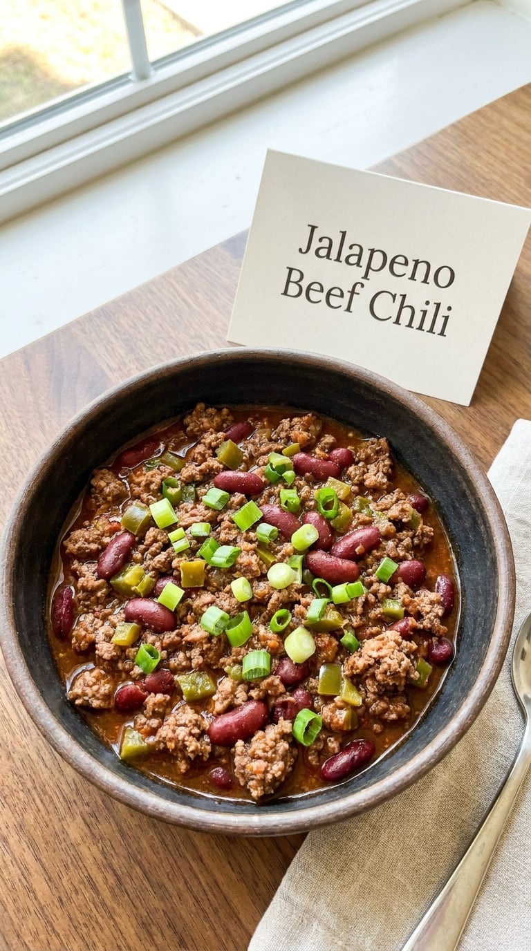 Jalapeno Beef Chili