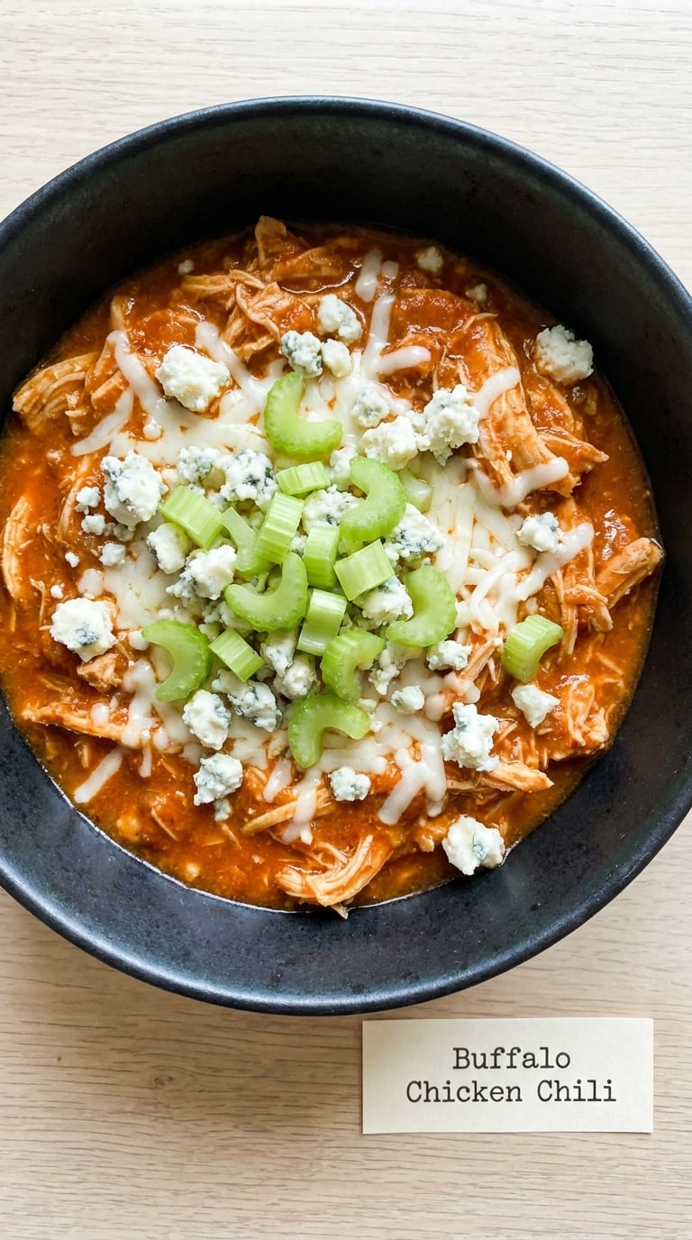 Buffalo Chicken Chili
