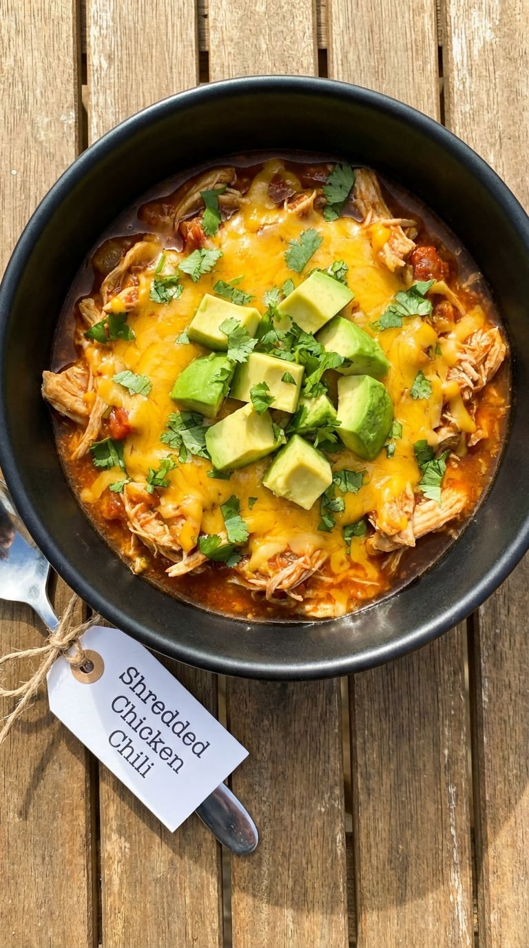 Shredded Chicken Chili