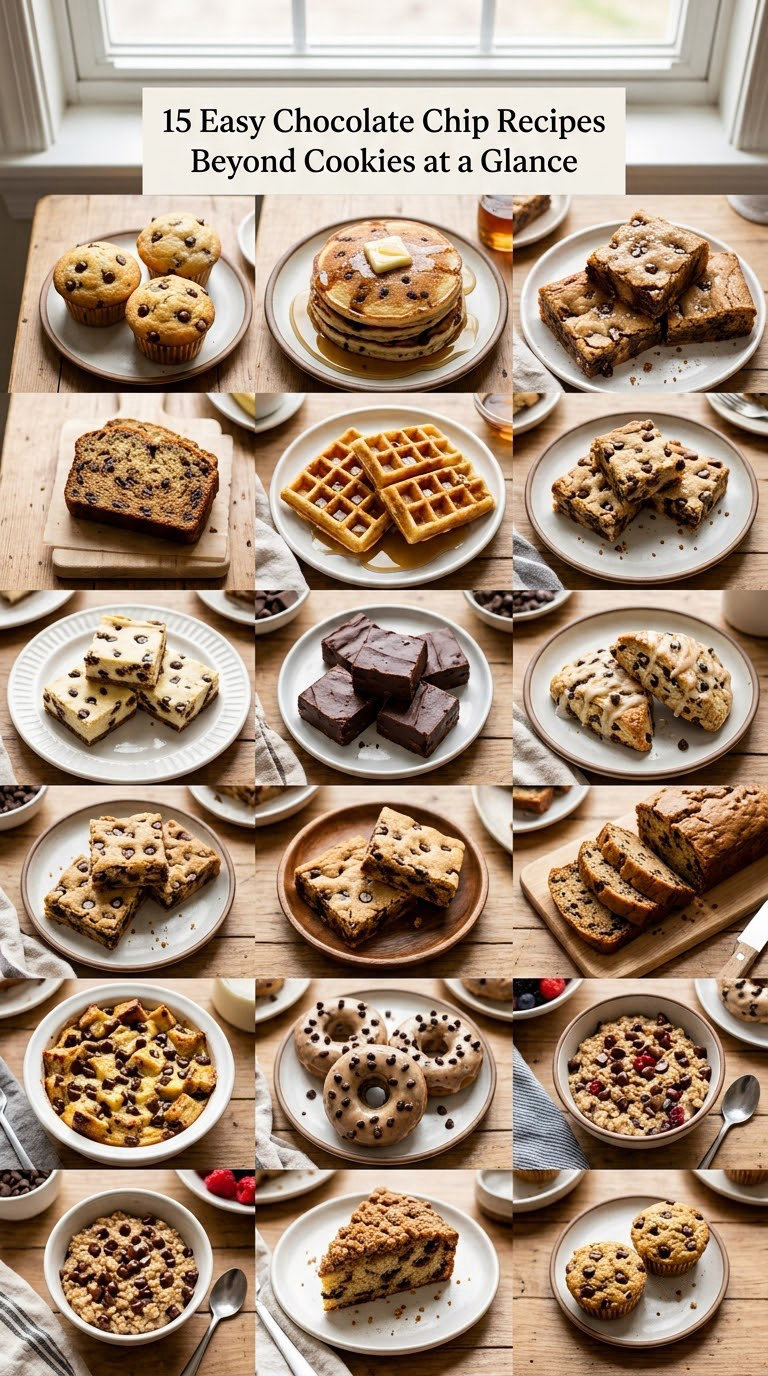 15 Easy Chocolate Chip Recipes Beyond Cookies at a Glance