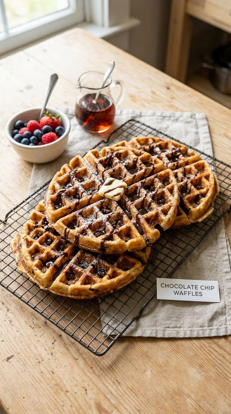 Chocolate Chip Waffles
