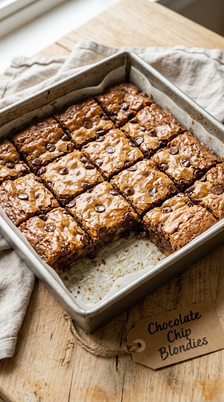 Chocolate Chip Blondies