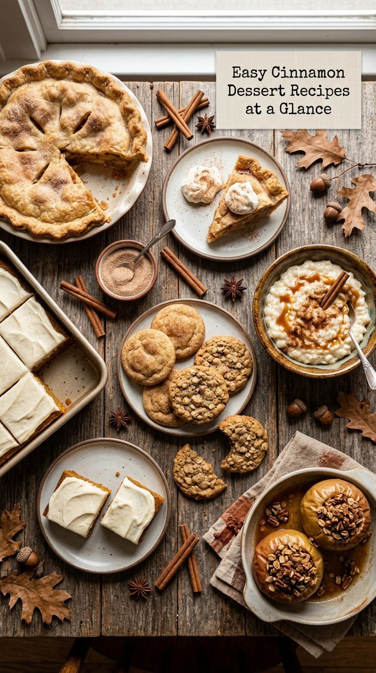 Easy Cinnamon Dessert Recipes at a Glance