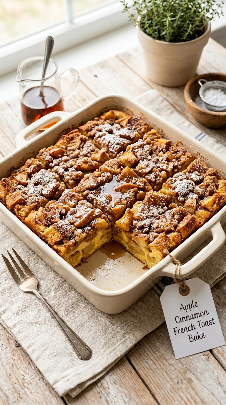 Apple Cinnamon French Toast Bake