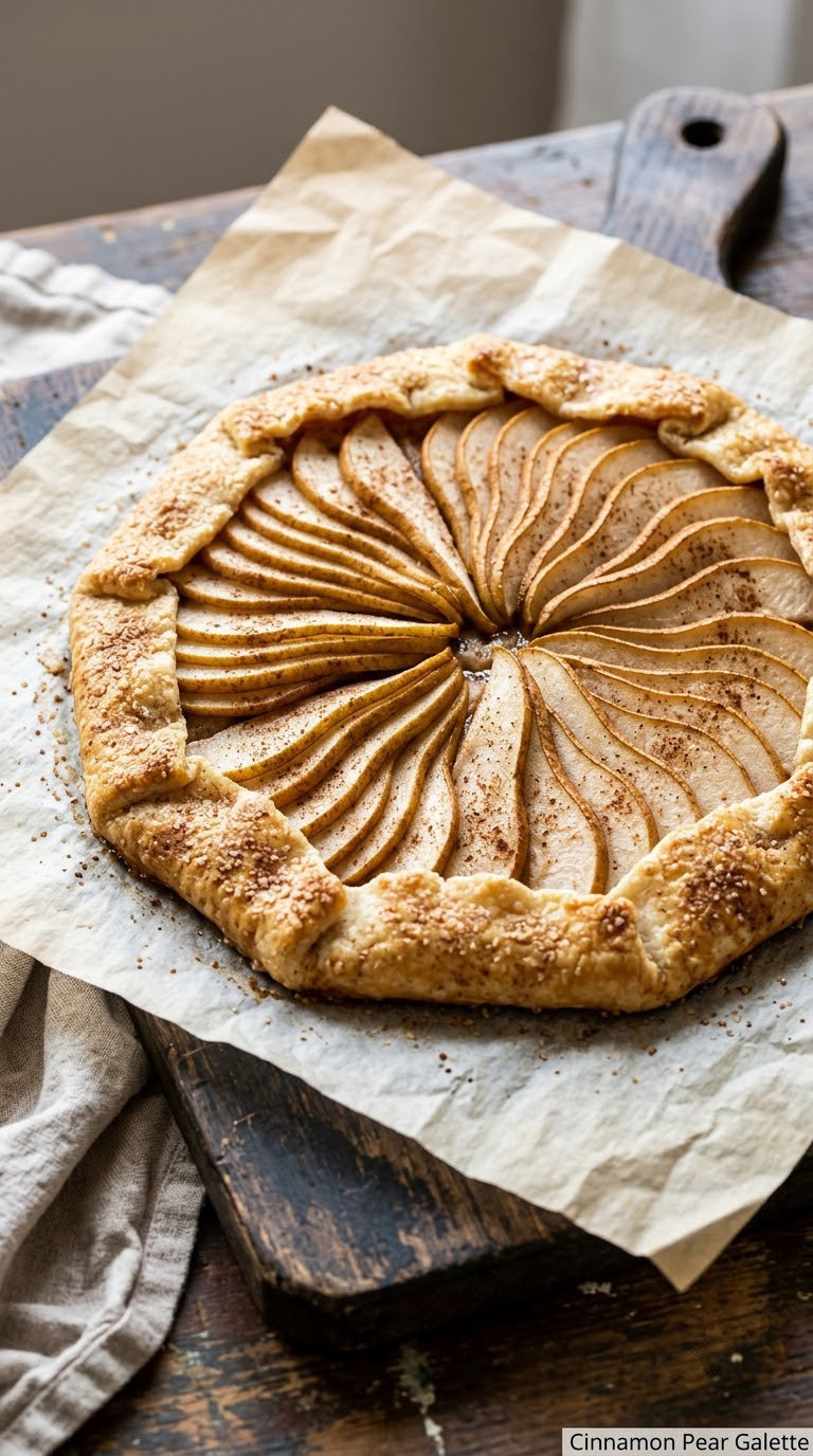 Cinnamon Pear Galette
