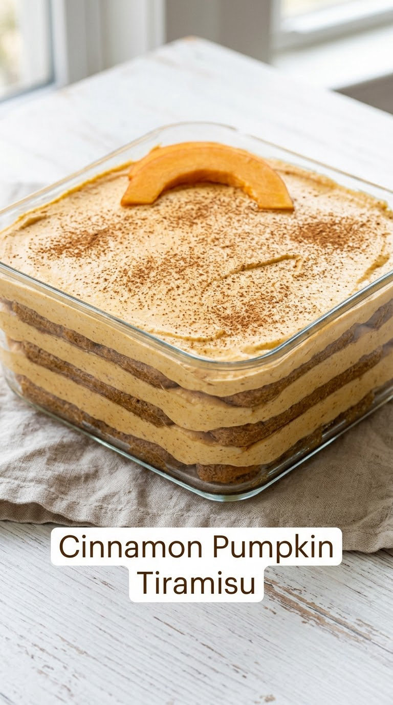 Cinnamon Pumpkin Tiramisu