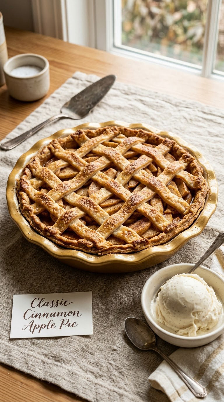 Classic Cinnamon Apple Pie