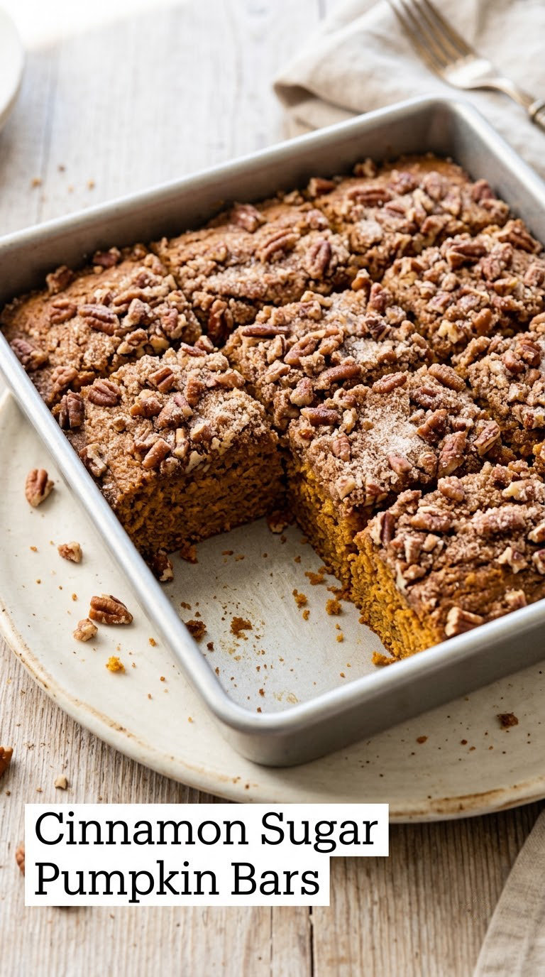 Cinnamon Sugar Pumpkin Bars