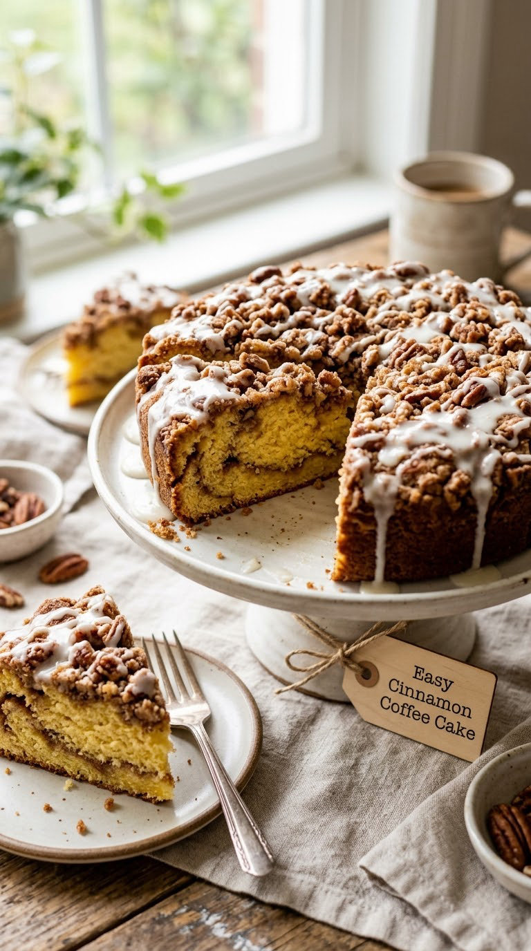 Easy Cinnamon Coffee Cake