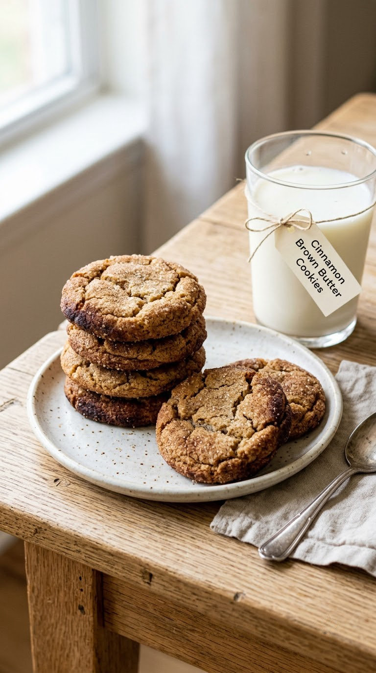 Cinnamon Brown Butter Cookies