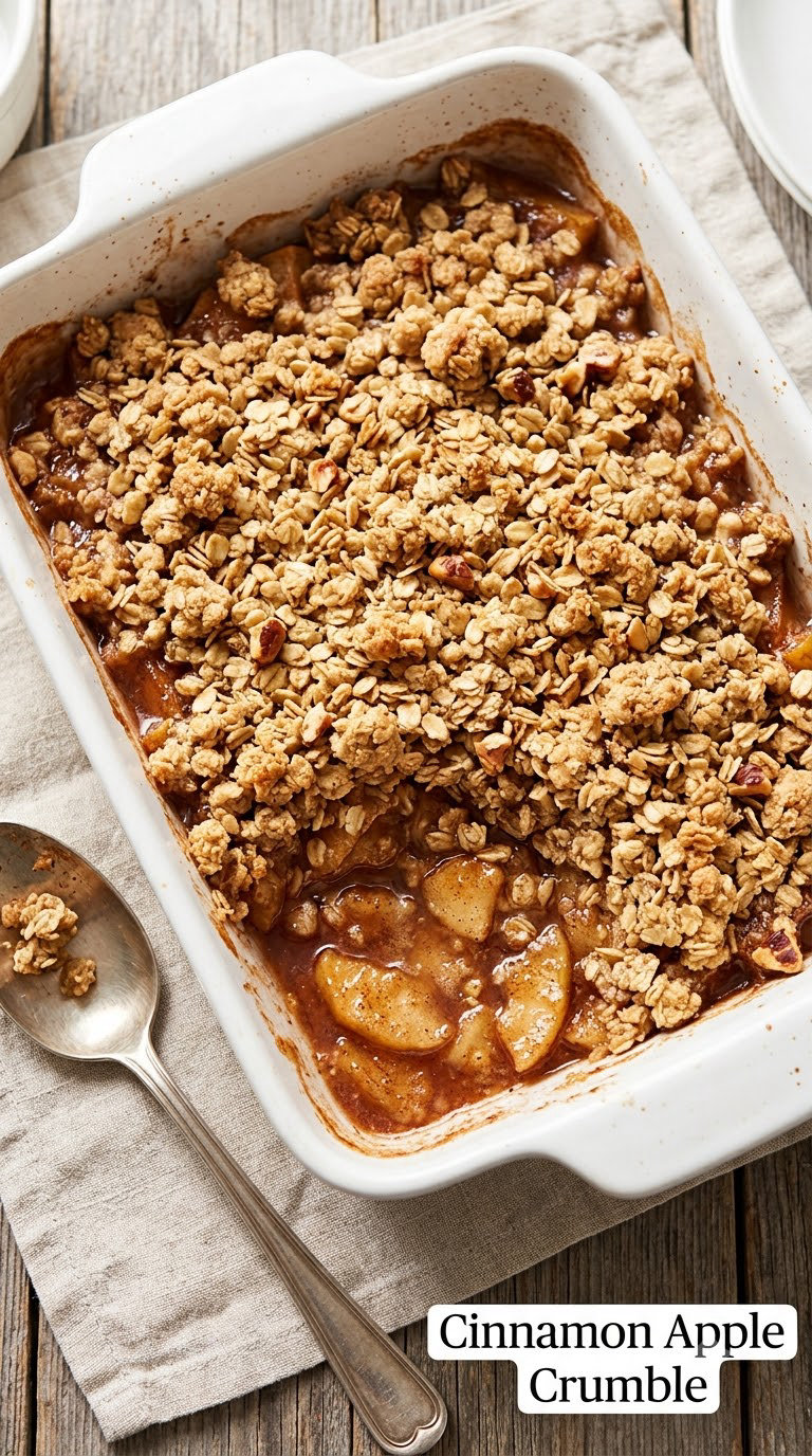 Cinnamon Apple Crumble